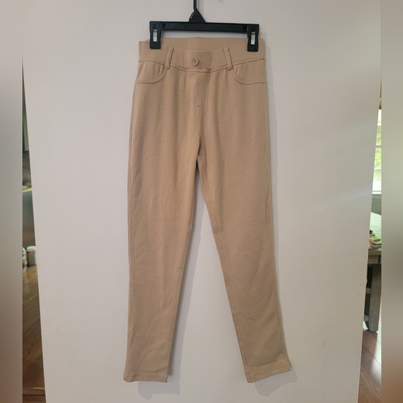 Nautica Girls School Uniform Khaki Pants Size 10 Regular NWT - Picture 1 of 10